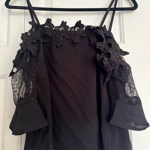 SHEIN off the should top